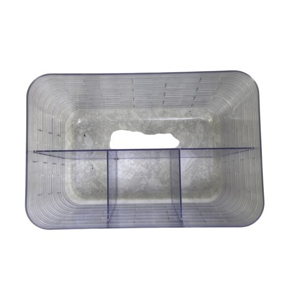 Longaberger 2002 Spring Market Basket w/Handle 4 Section Divider Double Signed - Picture 8 of 9